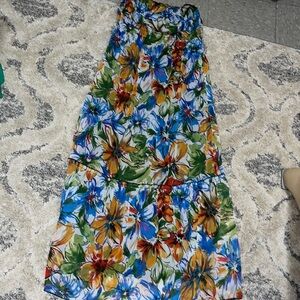 Amanda Charles Floral Tiered MIDI/Maxi